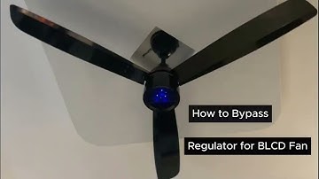How to Bypass Regulator for BLDC Fan - DIY