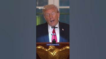 US President Trump Jokes About Nobel Peace Prize Snub | 10 News