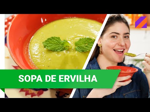 Vídeo: Sopa De Ervilhas Verdes Com Hortelã