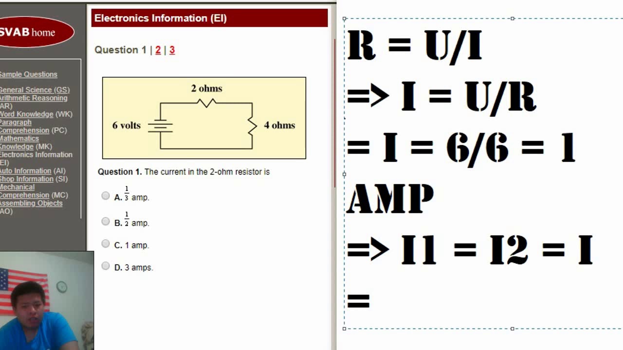 ASVAB Electronics Information 2020 Part 3 YouTube