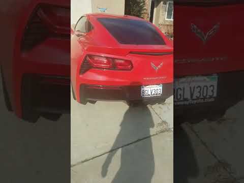 C7 awe exhaust cold start