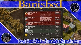 Banished Tutorial ~ How to Install a Mod For Steam & Non Steam Versions (2020) screenshot 5