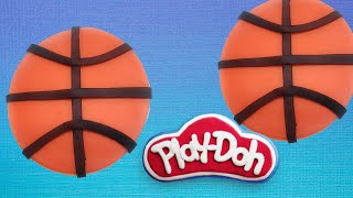 Play-Doh Basketball Diy Easy Basketball How To Make A Play Doh Basketball Ball