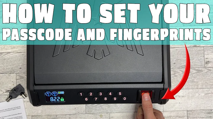 How to Program the Passcode and Set Fingerprint Unlock on the MOJOHAND Biometric Gun Safe