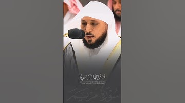 واذكر في الكتاب مريم إذ انتبذت من أهلها مكانا شرقيا | تلاوة تدبرية خاشعة للشيخ د. ماهر المعيقلي