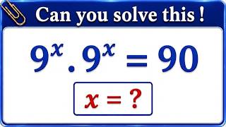 Math Olympiad Question | Solving a Viral Exponential Equation