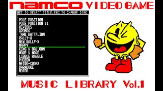 Sharp X1 Music Namco Video Game Music Library Vol 1