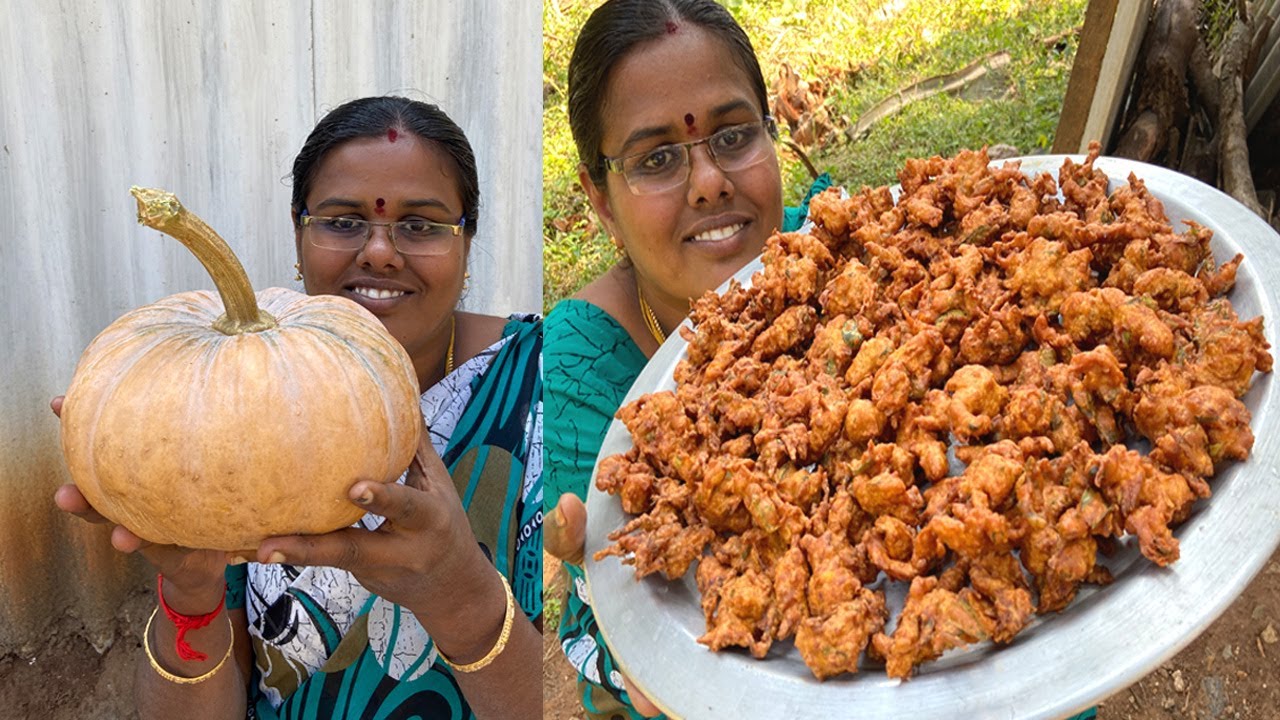 Crispy PUMPKIN Pakoda / அரசாணிக்காய் பக்கோடா / Simple Healthy Pakoda recipe / Evening Snacks Recipe