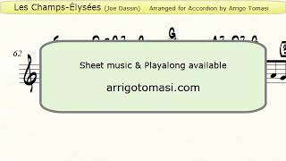 Les Champs-Élysées - Accordion Sheet music Chords - Chordify