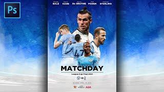 Simple Photoshop Tutorial: Matchday Image screenshot 3