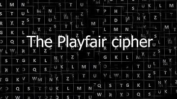 Playfair cipher, an introduction