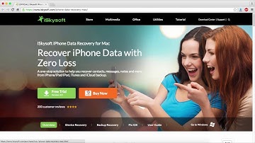 iSkysoft Toolbox for iOS - How to Recover Deleted Facebook Messages on iPhone or iPad
