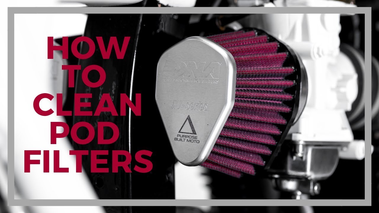 How to clean your pod filters. YouTube