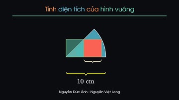 🔍 Diện Tích Hình Vuông Trong Hình Quạt Tròn – Hoạt Cảnh Manim Thú Vị & Sống Động!