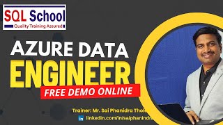 Azure Data Engineer I Free Demo Online I #sqlschool #onlinetraining #azuredataengineer