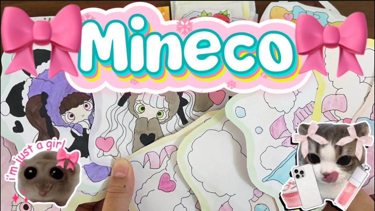 👾kâğıt sürprizler açılımı👾yeni koleksiyon 🎀mineco🎀@Kawaiipaperdiy Türkçe 💕soru-cevap🍡🎀🪄#diy 🫶🏻