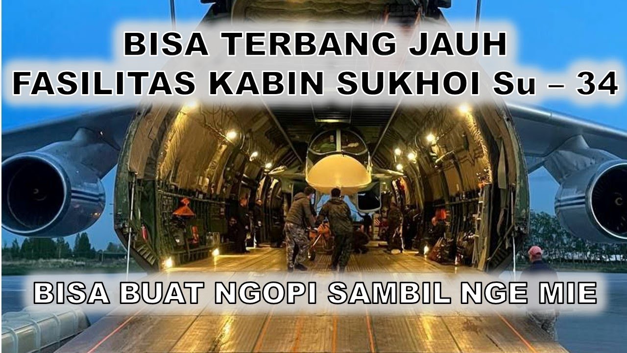 Fasilitas Kabin Pesawat Sukhoi Su 34 Jet Fighter Bomber,Mirip Pesawat Wisata