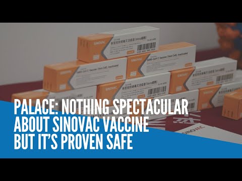 Palace: Nothing spectacular about Sinovac vaccine but it’s proven safe