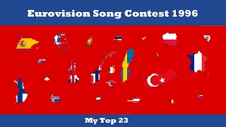 Eurovision 1996 - My top 23