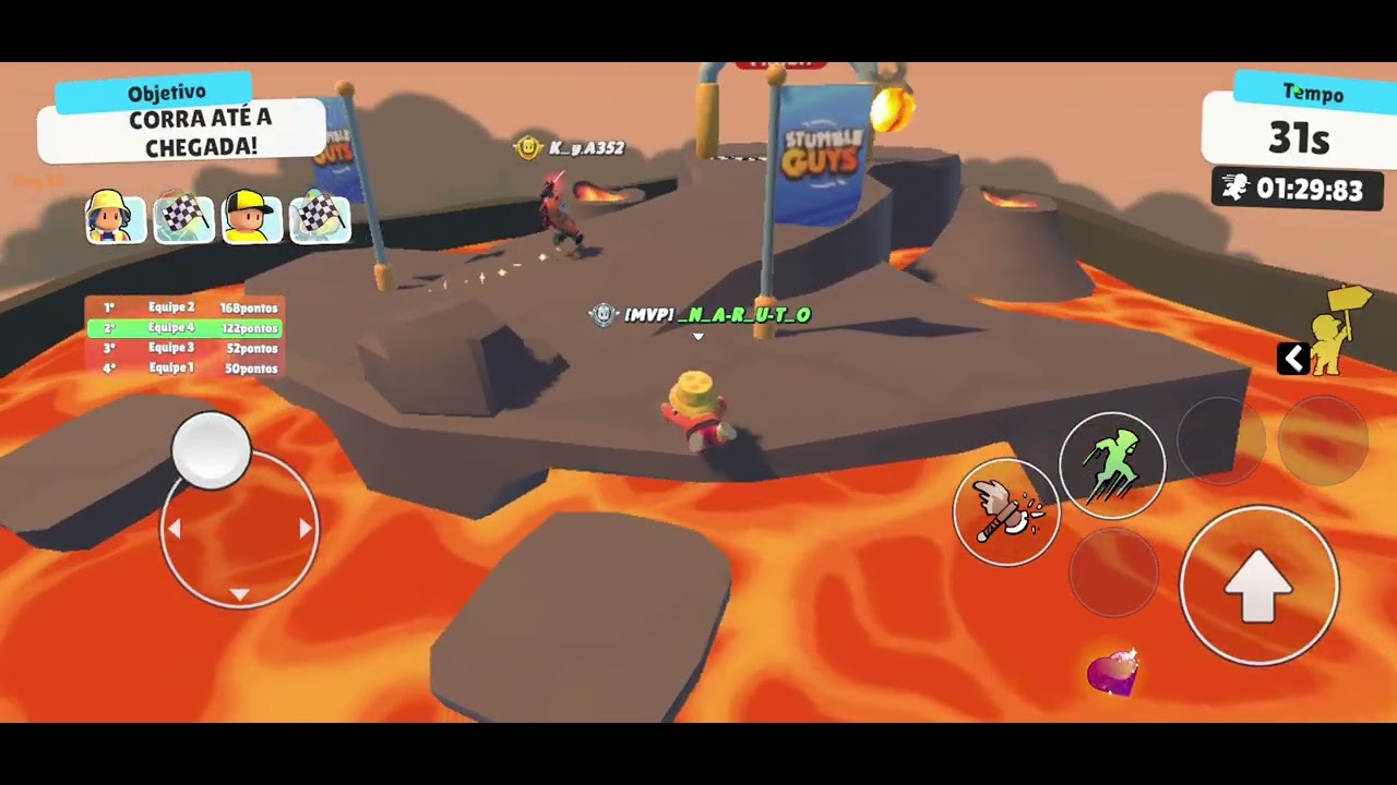 Jogando stumble guys😄