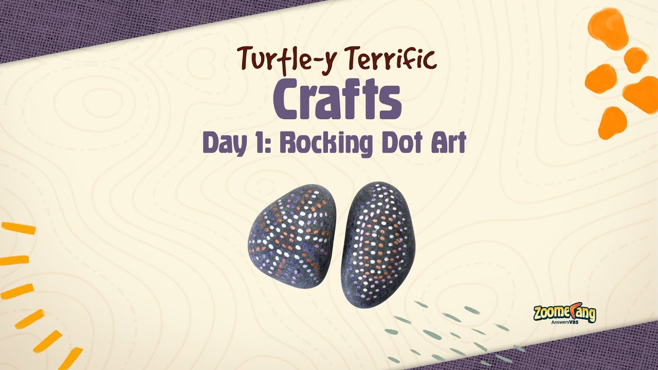 Zoomerang Craft for Day 1 Rocking Dot Art YouTube