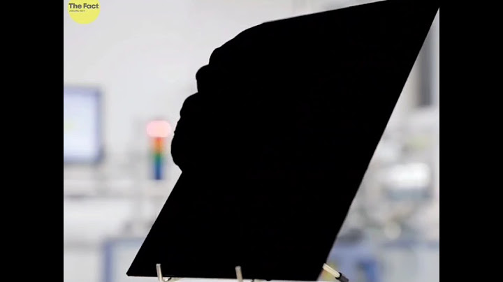 दुनियां का सबसे Black Color 😮 | World's Darkest Black Color | The Fact | #shorts #ytshorts