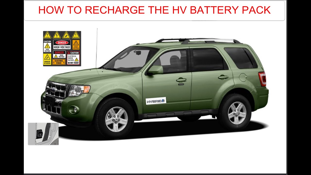 Ford Escape How To Charge The Hybrid Battery