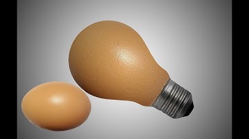 Photoshop CC Tutorial | Egg and Bulb Object Photo Manipulation