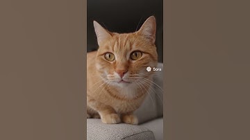 Sora 2: A talking cat needs your help? #sora #openai #aivideo #pet #cat #spooky