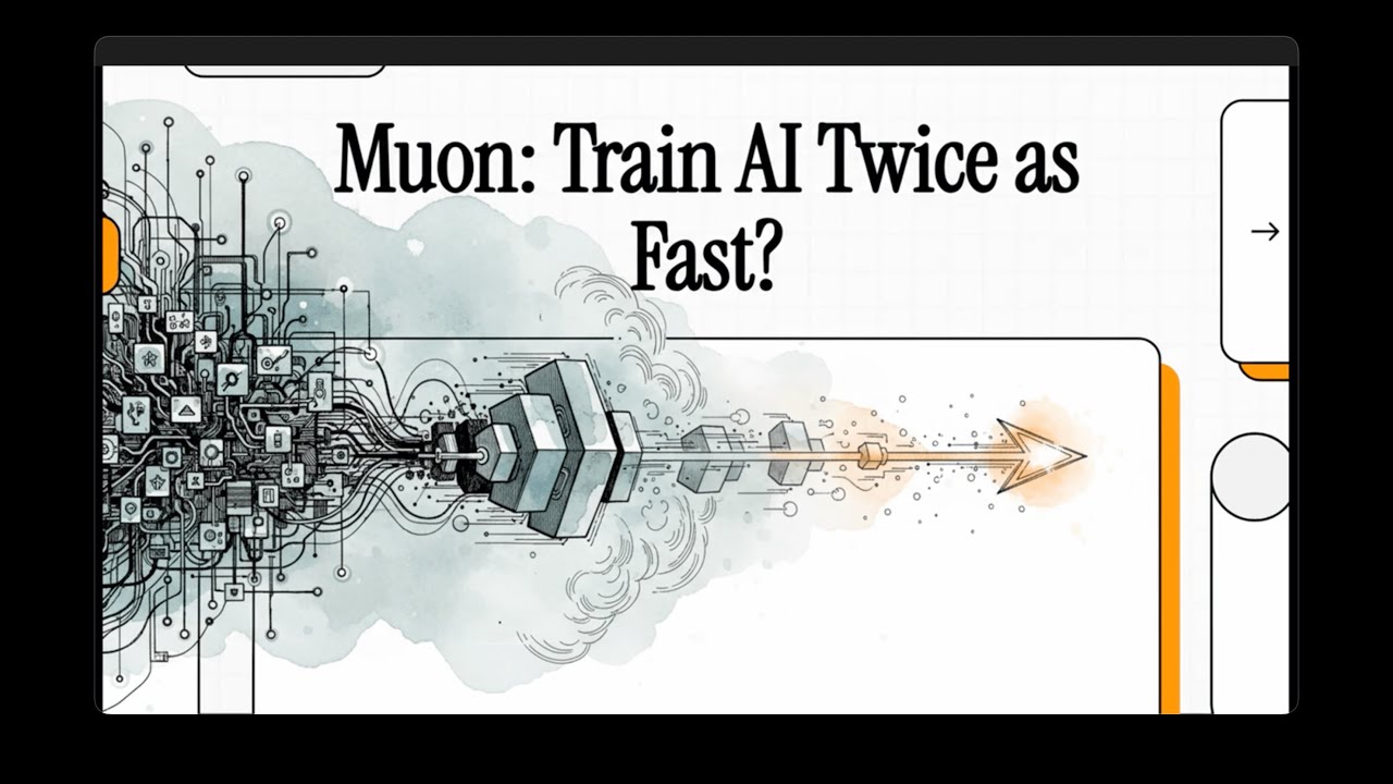 Muon: Обучение ИИ в два раза быстрее