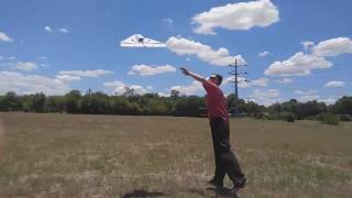 TIME LAPSE BUILD START TO FINISH OF FLYING WING AND FIRST FLIGHT