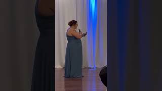 Kayla Vetere gives Maid of Honor Speech