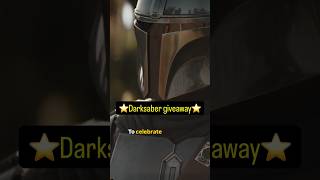 Don't miss this Darksaber giveaway #mandalorian #starwars
