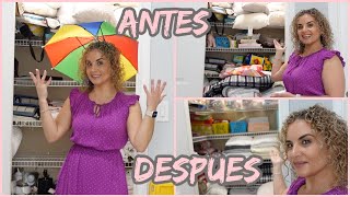 Limpiando y organizando un closet multiuso sin hacer gastos .Hazlo por ti