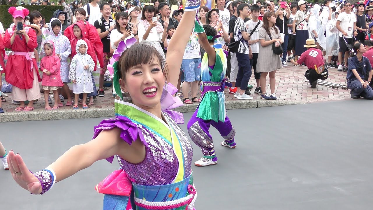 ディズニー夏祭り 燦水 サマービート ダンサーさん中心に撮ってみました Tdl 18 7 27 2回目 Youtube