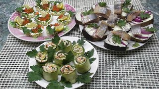 Вкусные закуски на праздничный стол. Новогодние закуски, быстро и вкусно