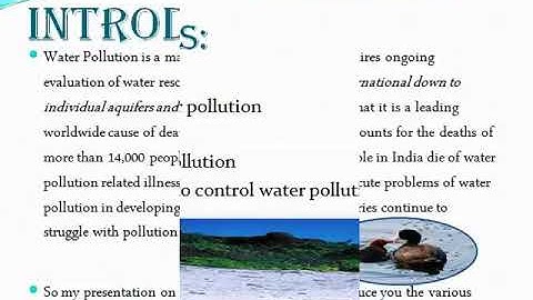 Water Pollution | PPt Presentation | School Project Presentation |
