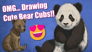 How to Draw CUTE Bear Cubs! 😍 🧸