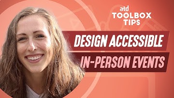 Toolbox Tip: Design Accessible In-Person Events