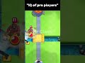 When Pro Players Use 200 IQ Moves 💀#clashroyale #shorts #gaming #supercell