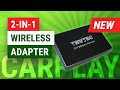 TNVTEC 2-in-1 Wireless CarPlay &amp; Android Auto Adapter Review | Android Auto on Apple CarPlay Display