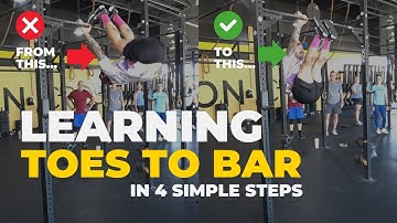 Learning Toes to bar in 4 simple steps