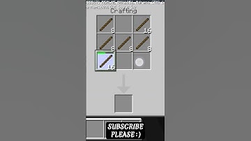 Minecraft How To Craft LADDER 2023 #minecraft #shorts #howto #2023