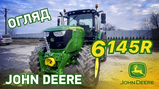 Огляд John Deere 6145 R 🔥 Трактор Джон Дир 190 к. с. ✅ Технобаза 👍