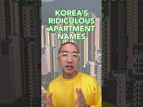 <strong>Korean</strong> Apartment <strong>names</strong> are weird #korea #livinginkorea
