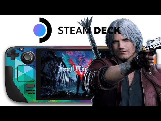 Devil May Cry 5 Steam Deck  Dante 60Hz 60FPS Gameplay