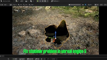 How to fix Asset shadow problem in unreal engine 5 |  Unreal Engine 5 Tutorial