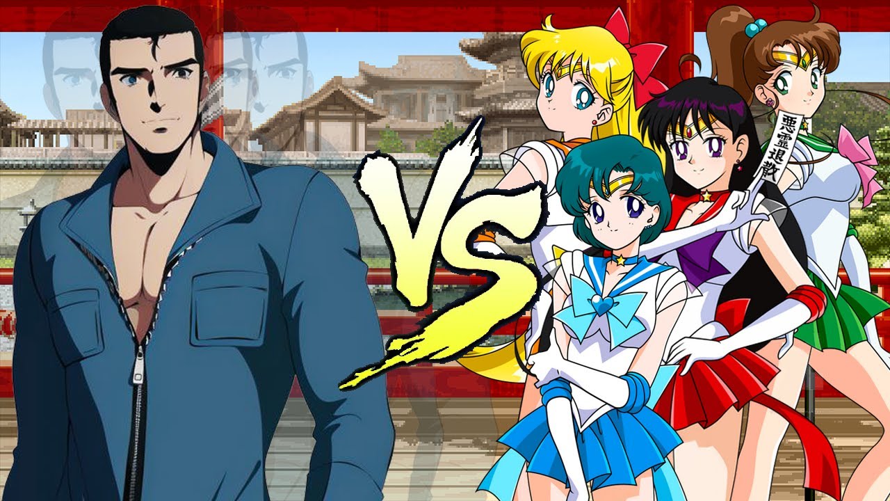 Takakazu Abe VS Team Sailor Moon - MUGEN/Ikemen GO