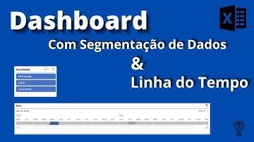 Como fazer DASHBOARD no Excel com Segmentação de dados e Linha do Tempo (Completo)