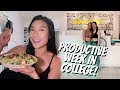 College Week In My Life! (classes, workouts, volleyball, youtube) | WEEKLY VLOG 04